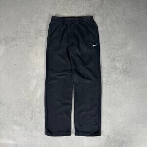 Nike Black Fleece Sweatpants - Size: M